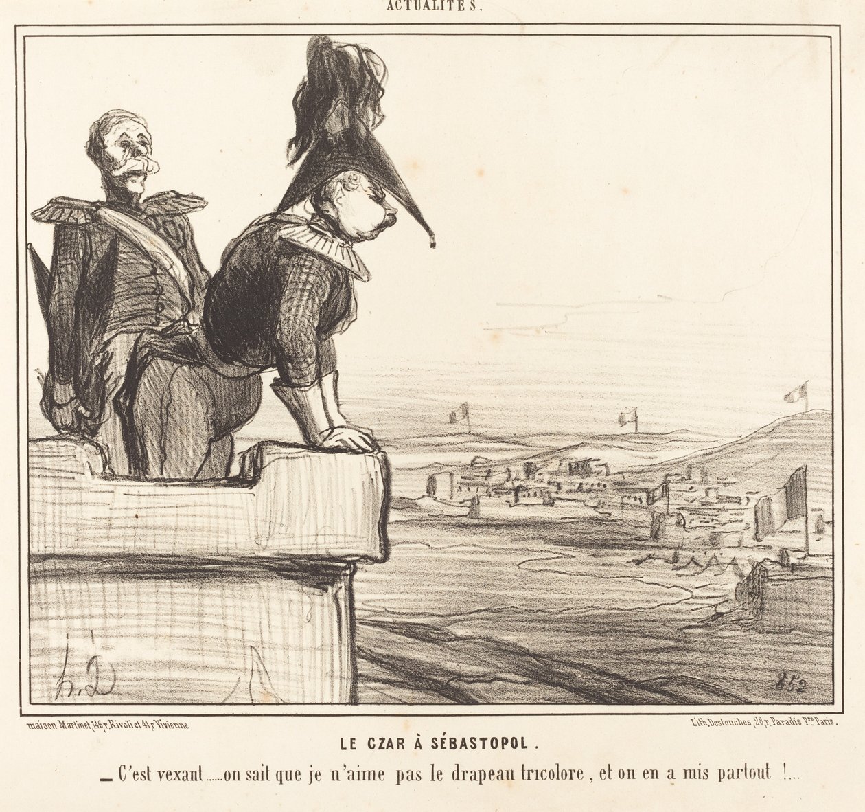 The Czar at Sebastopol by Honoré Daumier