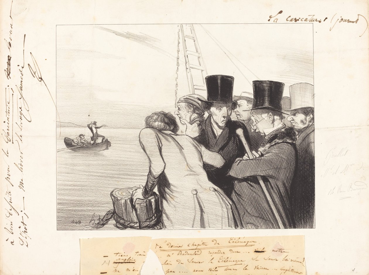 The Last of Telemachus by Honoré Daumier