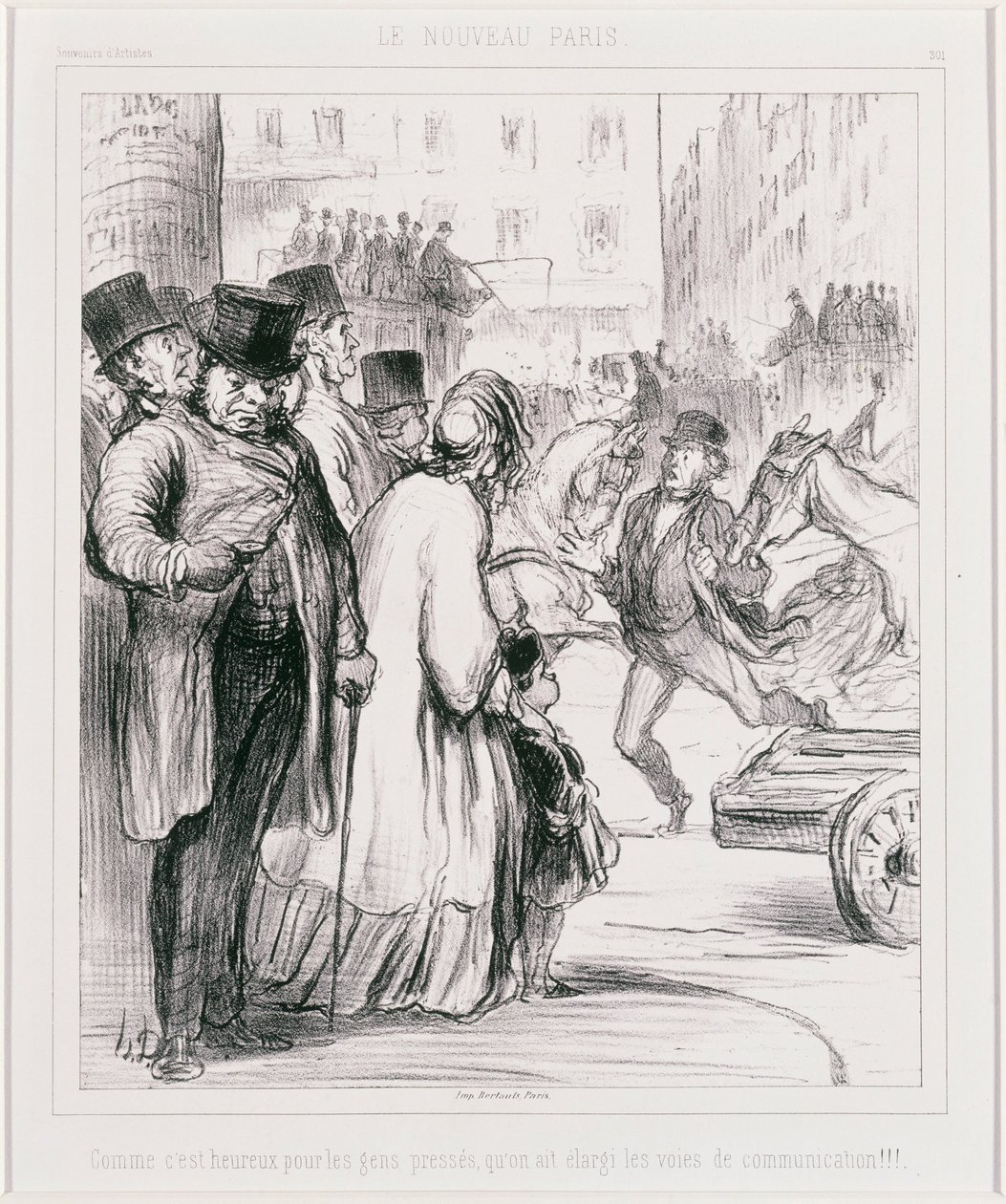 The New Paris by Honoré Daumier