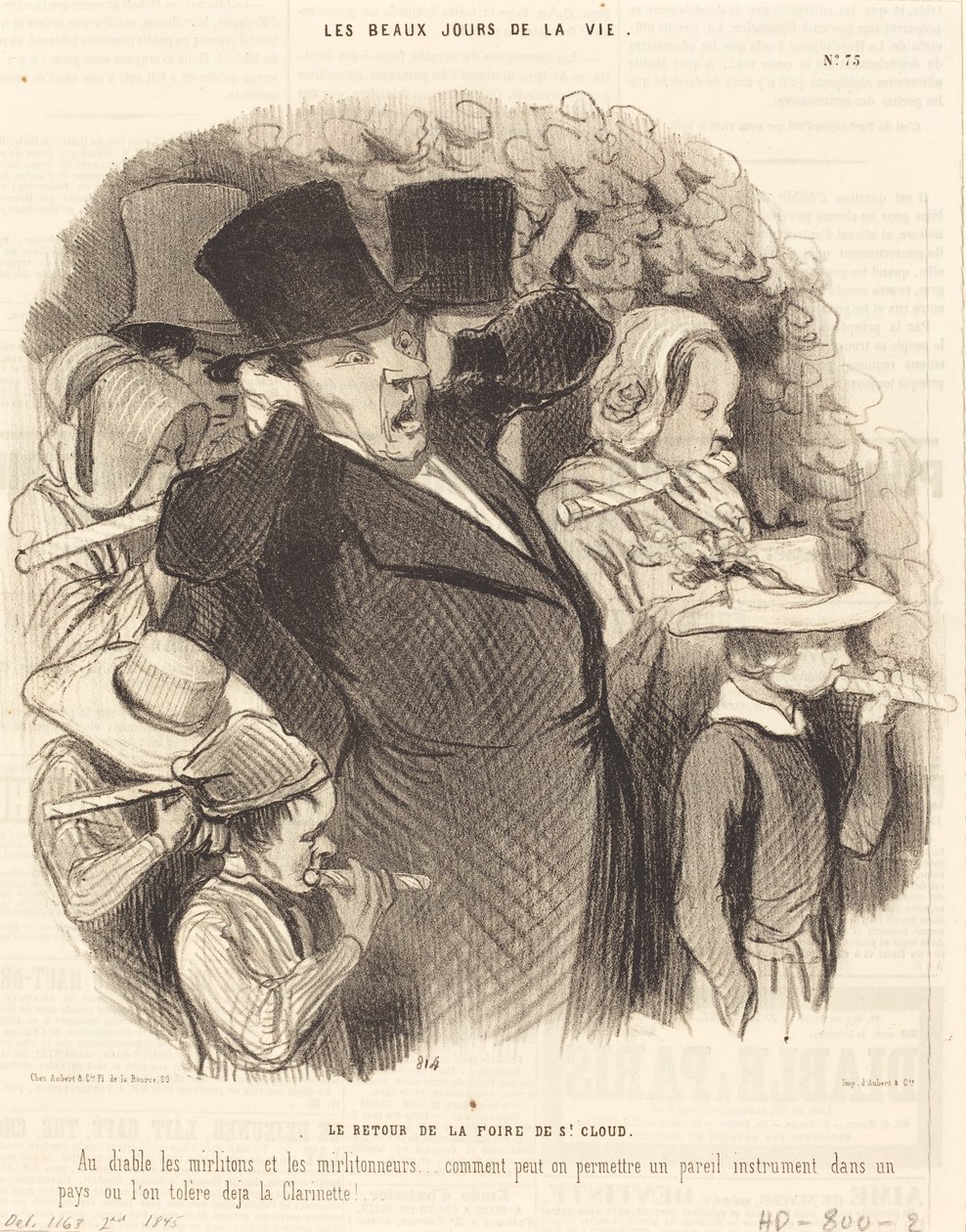The Return from the Saint-Cloud Fair by Honoré Daumier