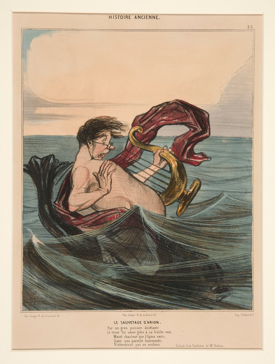 The Rescue by Honoré Daumier