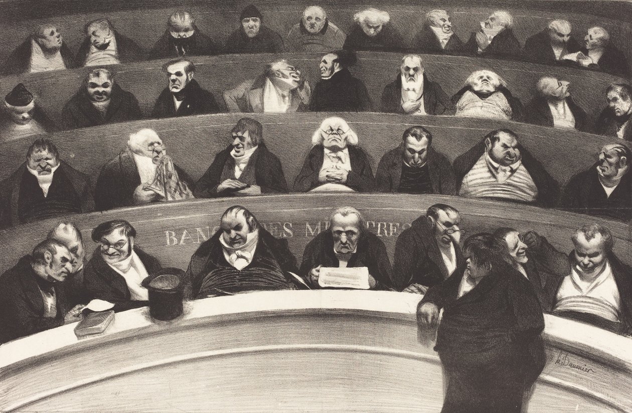 The Legislative Belly by Honore Daumier, 1834 by Honoré Daumier