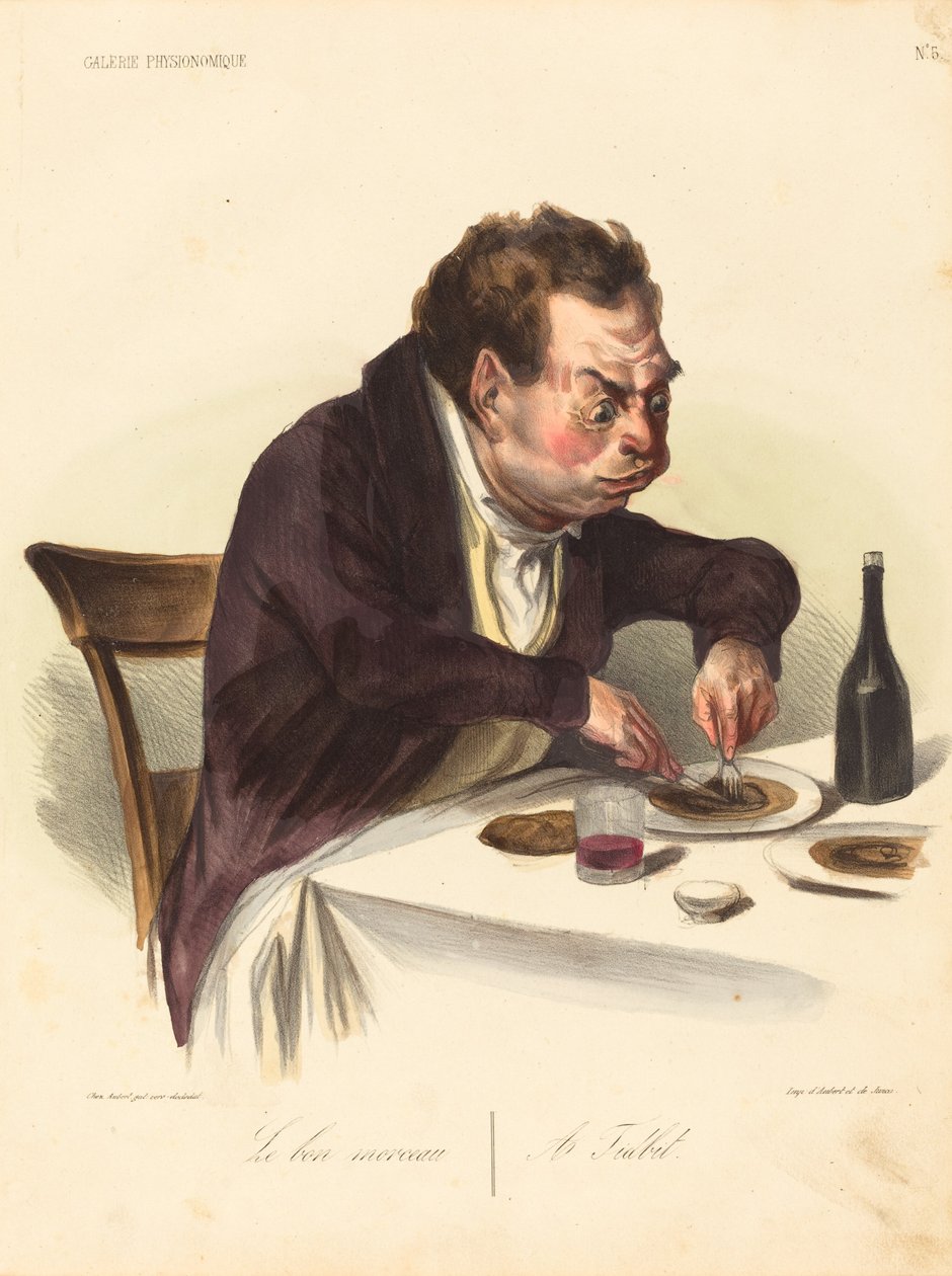The Good Piece by Honoré Daumier