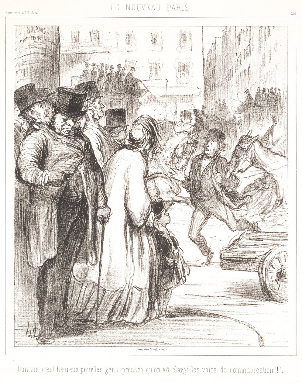 The New Paris by Honoré Daumier