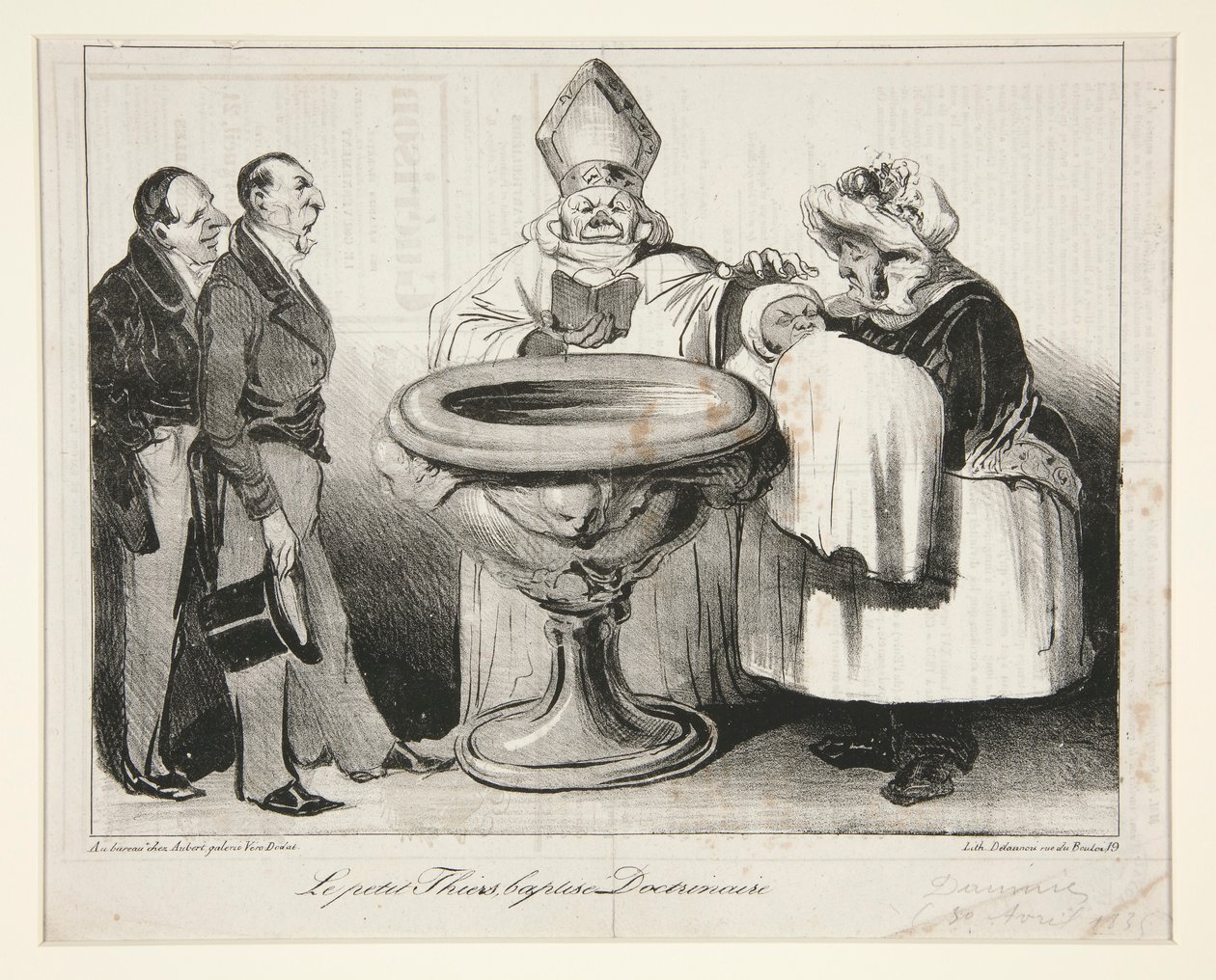 Young Thiers by Honoré Daumier
