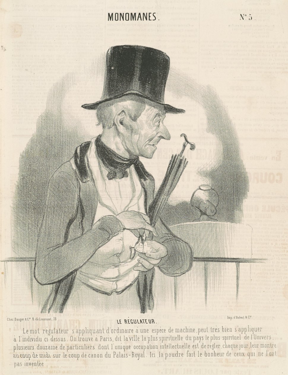 The Regulator by Honoré Daumier