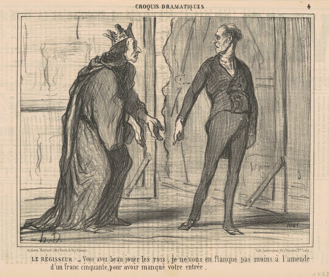 The Manager by Honoré Daumier