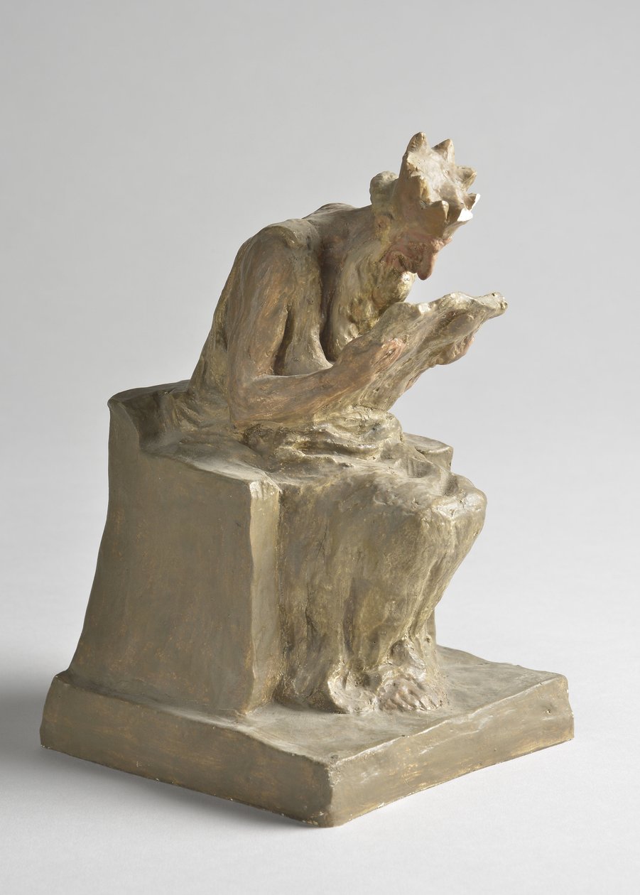 Le roi Minos Sculpture by Honore Daumier MUSEE DES BEAUX ARTS - PALAIS LONGCHAMP Marseille by Honoré Daumier