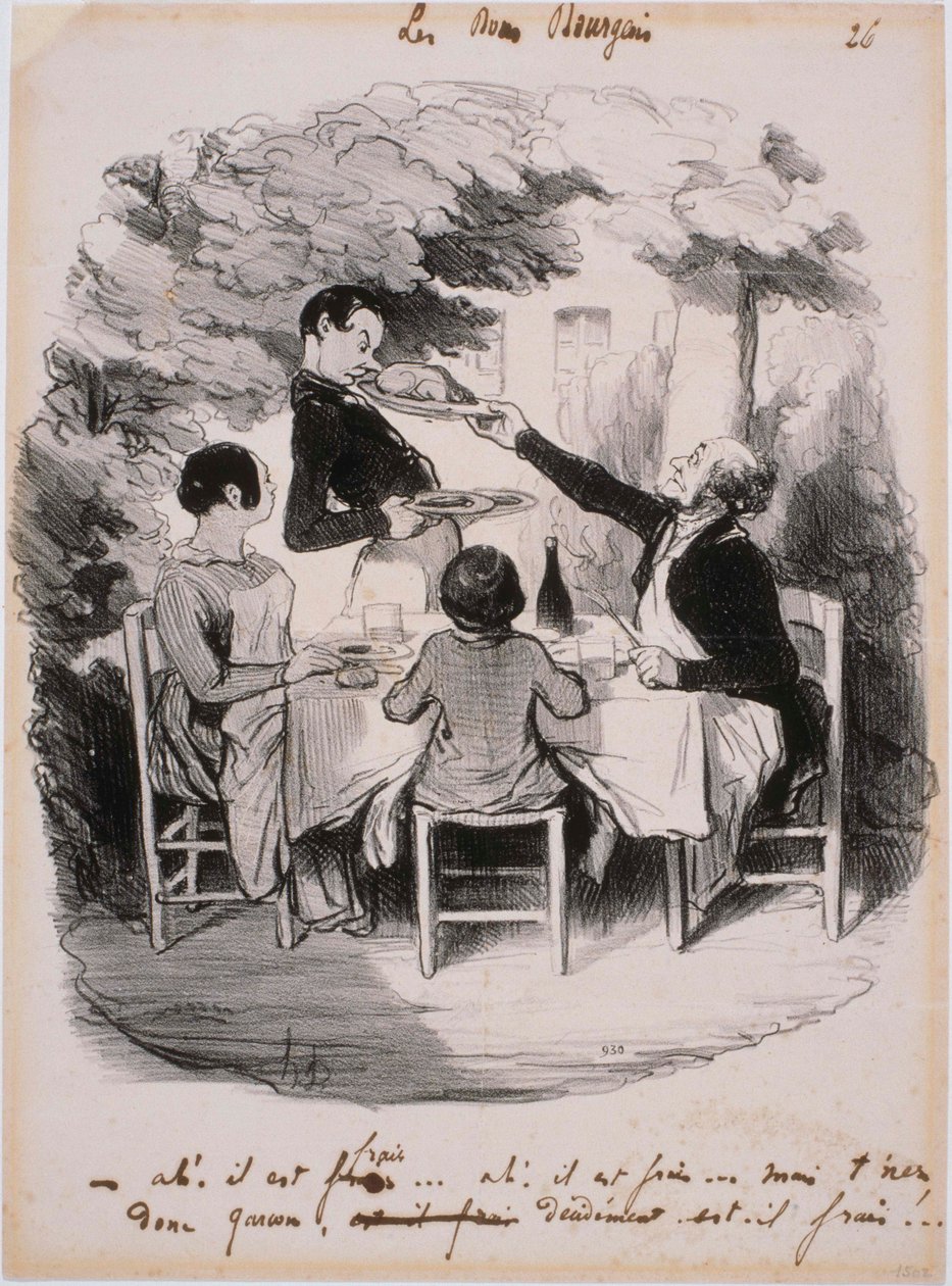 The Good Bourgeois by Honoré Daumier