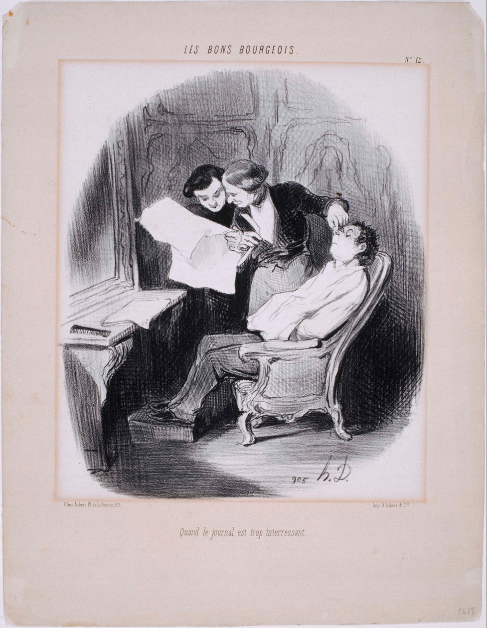 The Good Bourgeois by Honoré Daumier