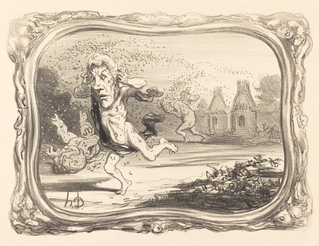 The Curious Punished by Honoré Daumier