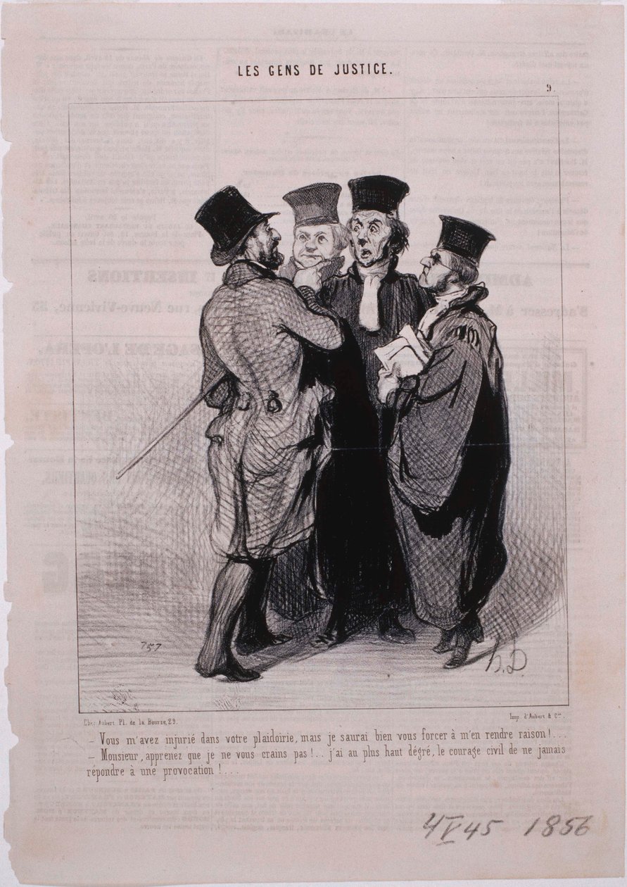 The People of Justice by Honoré Daumier