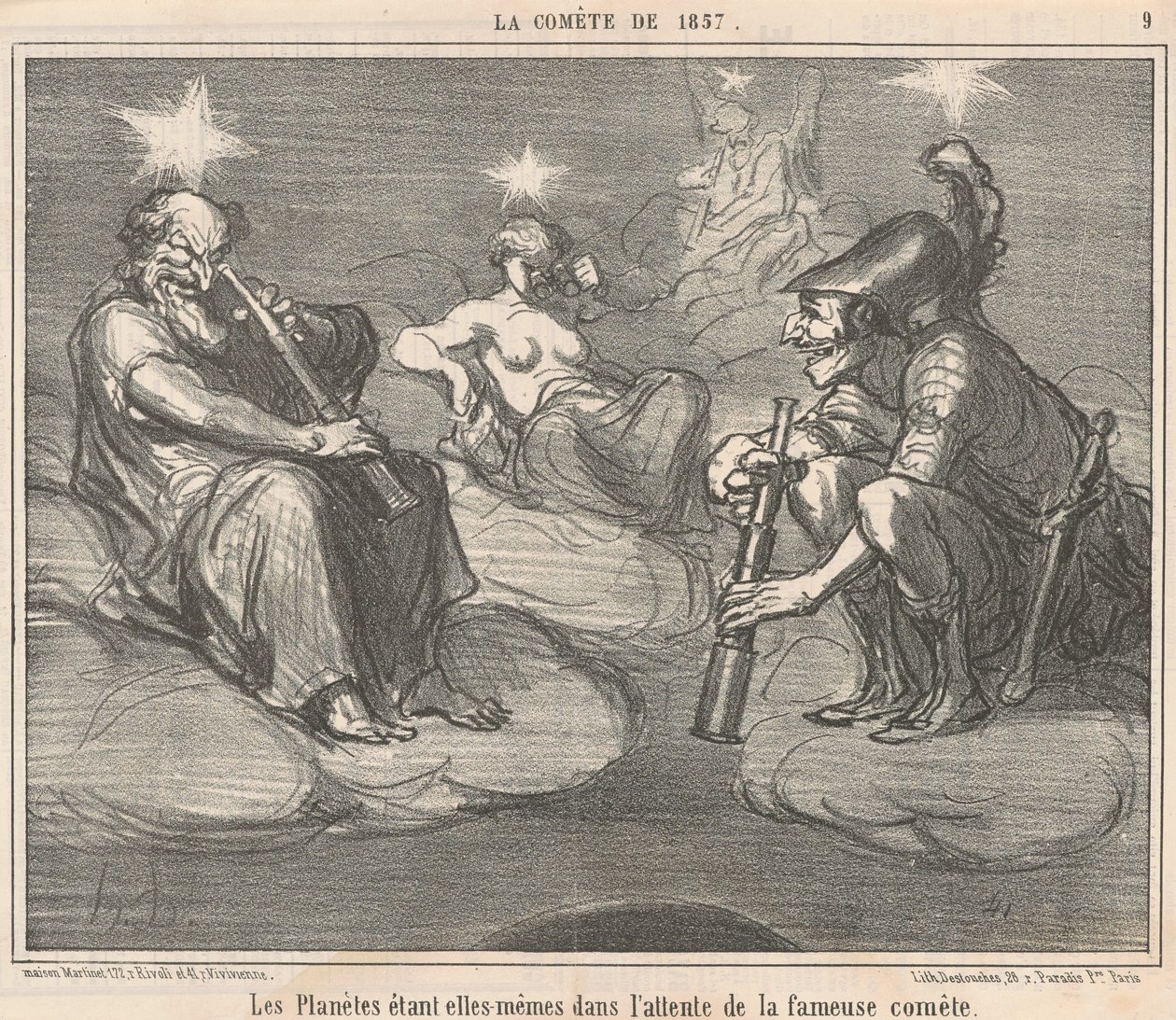 The Planets Themselves by Honoré Daumier