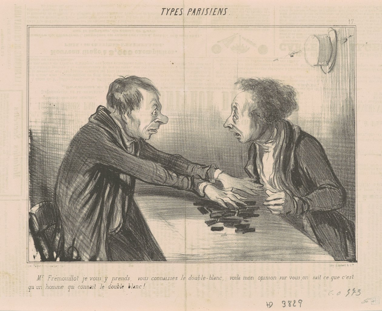 M. Frémouillot, I catch you, you know... by Honoré Daumier