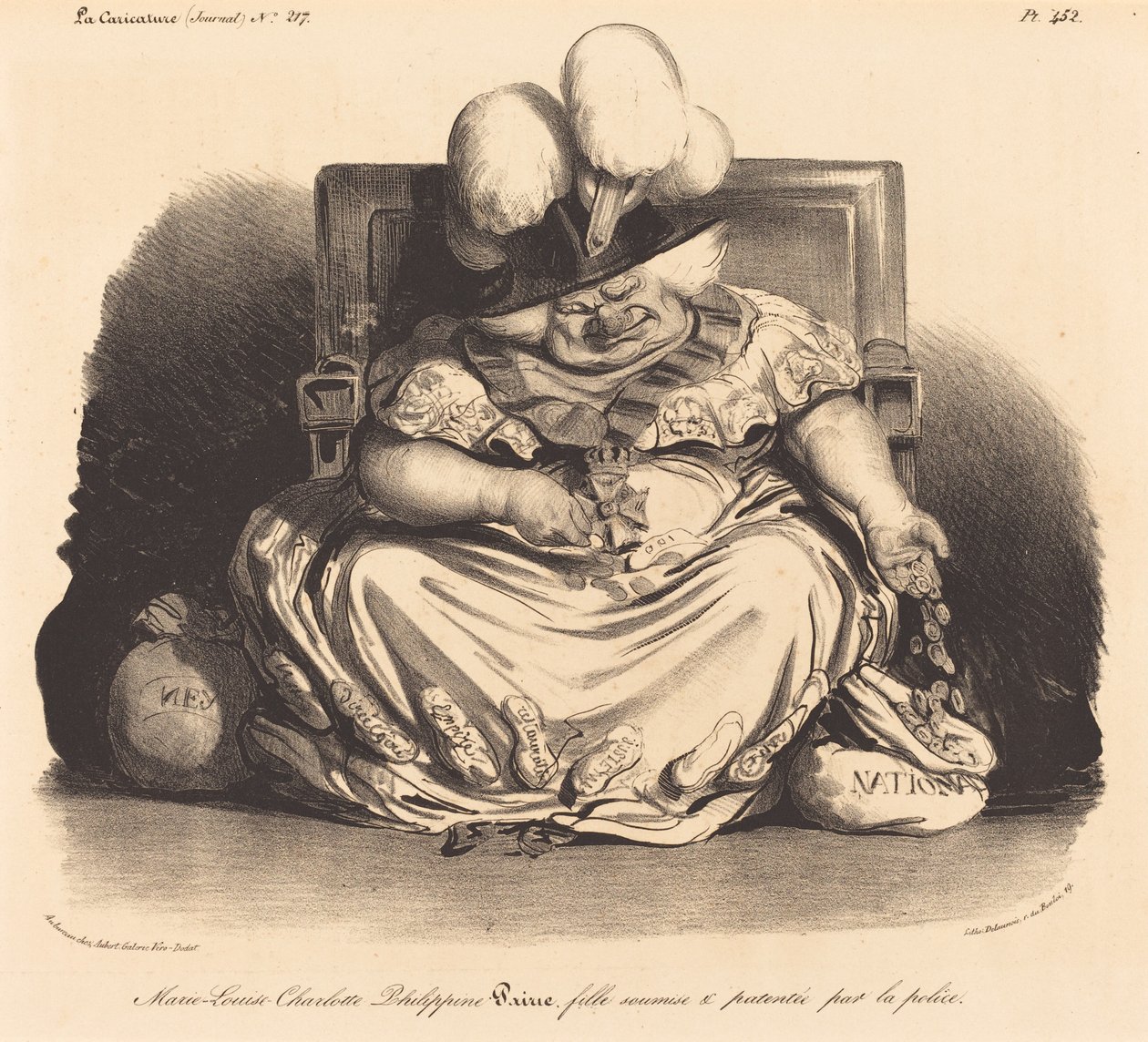 Marie-Louise-Charlotte-Philippinepairie by Honoré Daumier