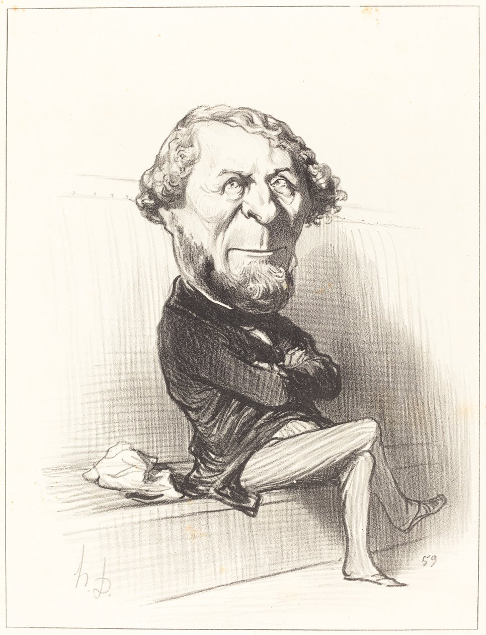 Marie Denis Larabit by Honoré Daumier