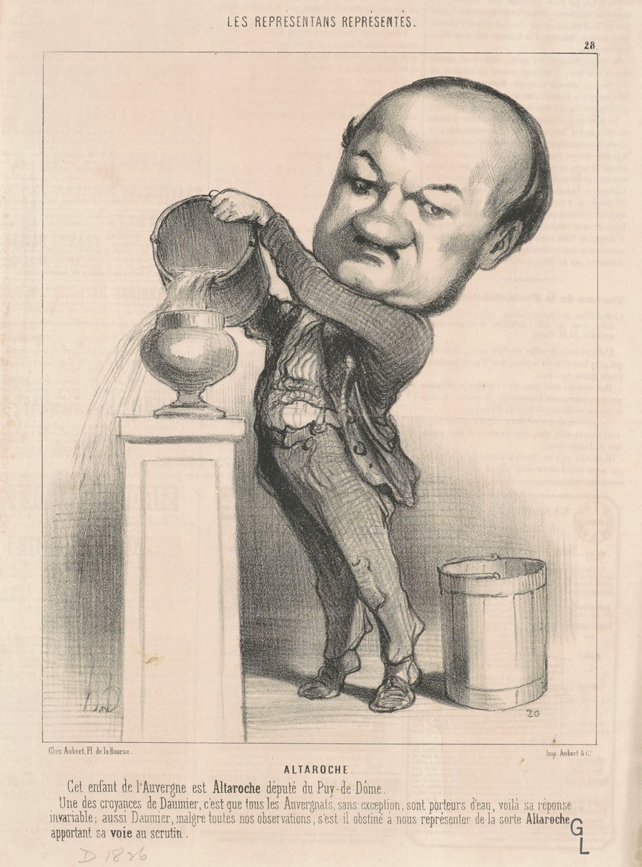 Marie Michel Altaroche by Honoré Daumier