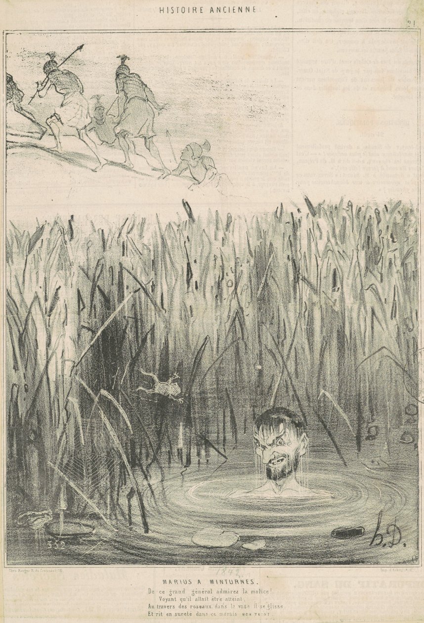 Marius at Minturnae by Honoré Daumier