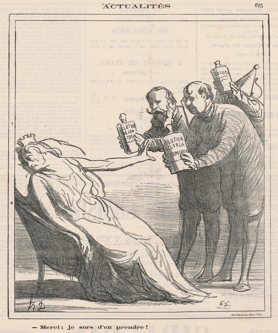 Thank you, I just had some by Honoré Daumier