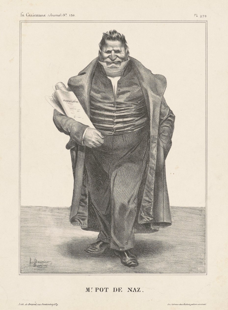 Mr. Pot de Noz by Honoré Daumier