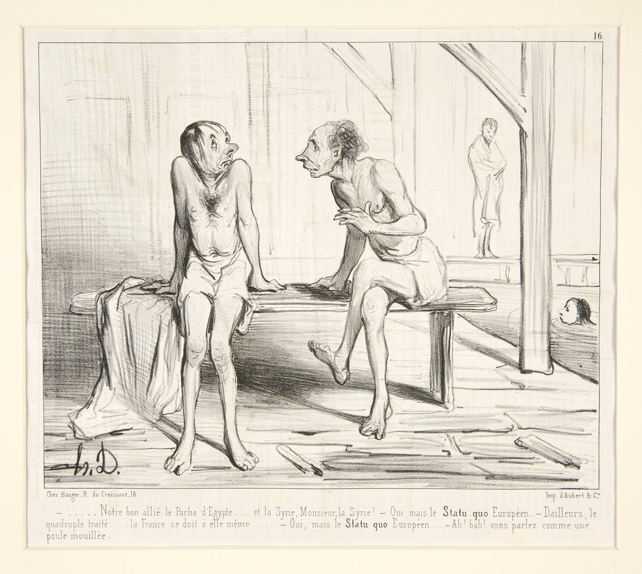 Our Good Ally the Pasha by Honoré Daumier