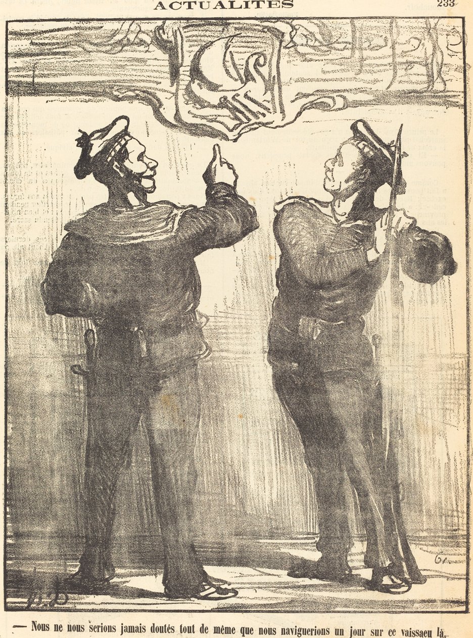 We Would Never Have Suspected Anyway... by Honoré Daumier