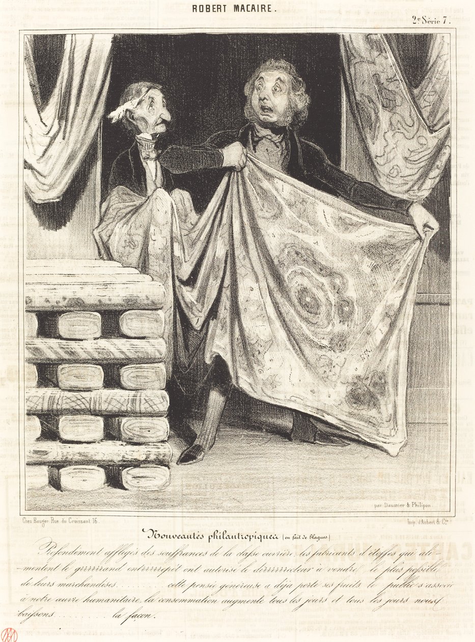 Philanthropic Novelties... by Honoré Daumier