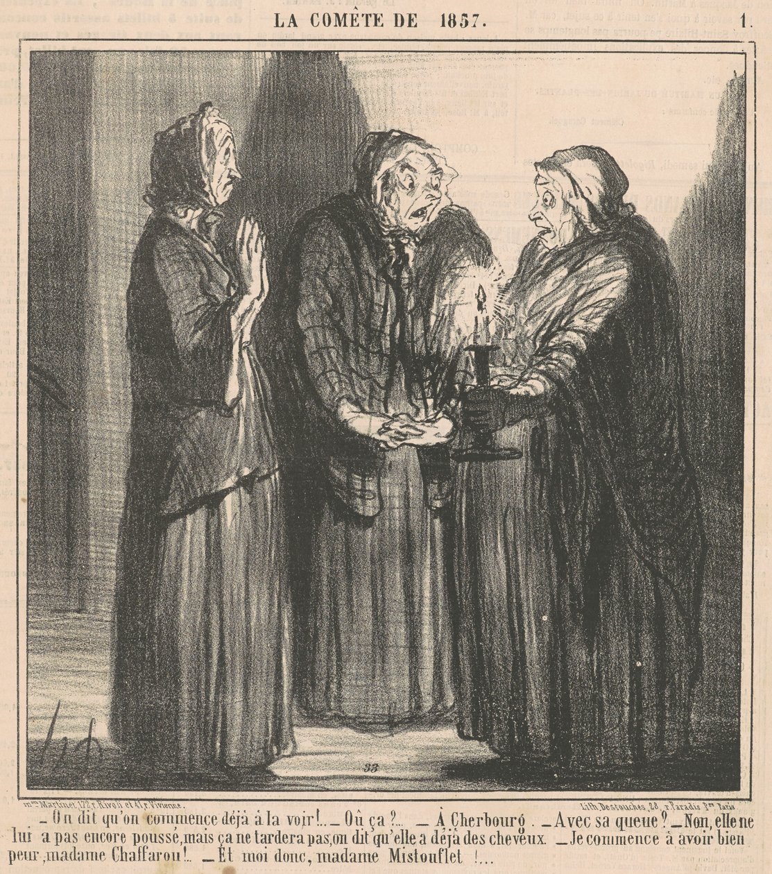 They Say You Can Already See It... by Honoré Daumier