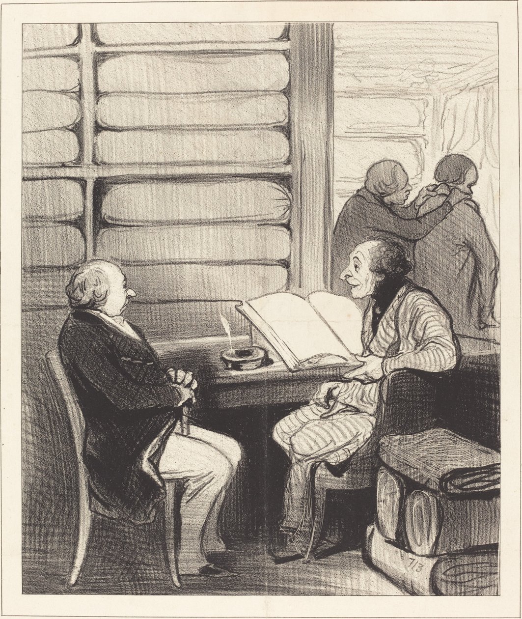 Yes, my dear Mr. Badoulard, I am going... by Honoré Daumier