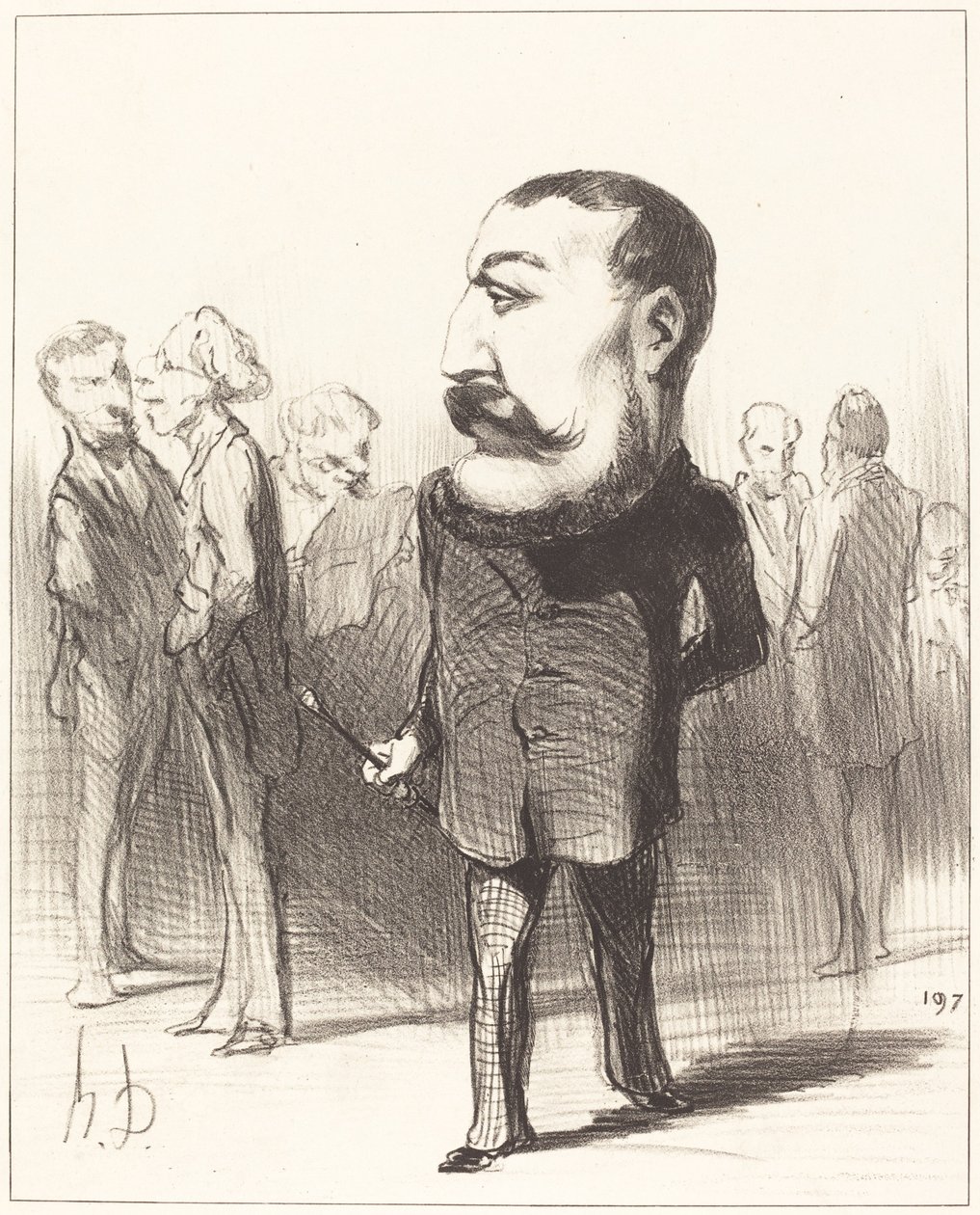 Pierre-Napoléon Bonaparte by Honoré Daumier
