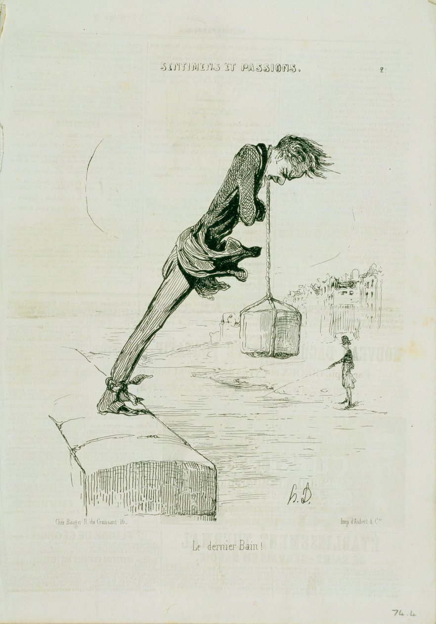 The Last Bath by Honoré Daumier