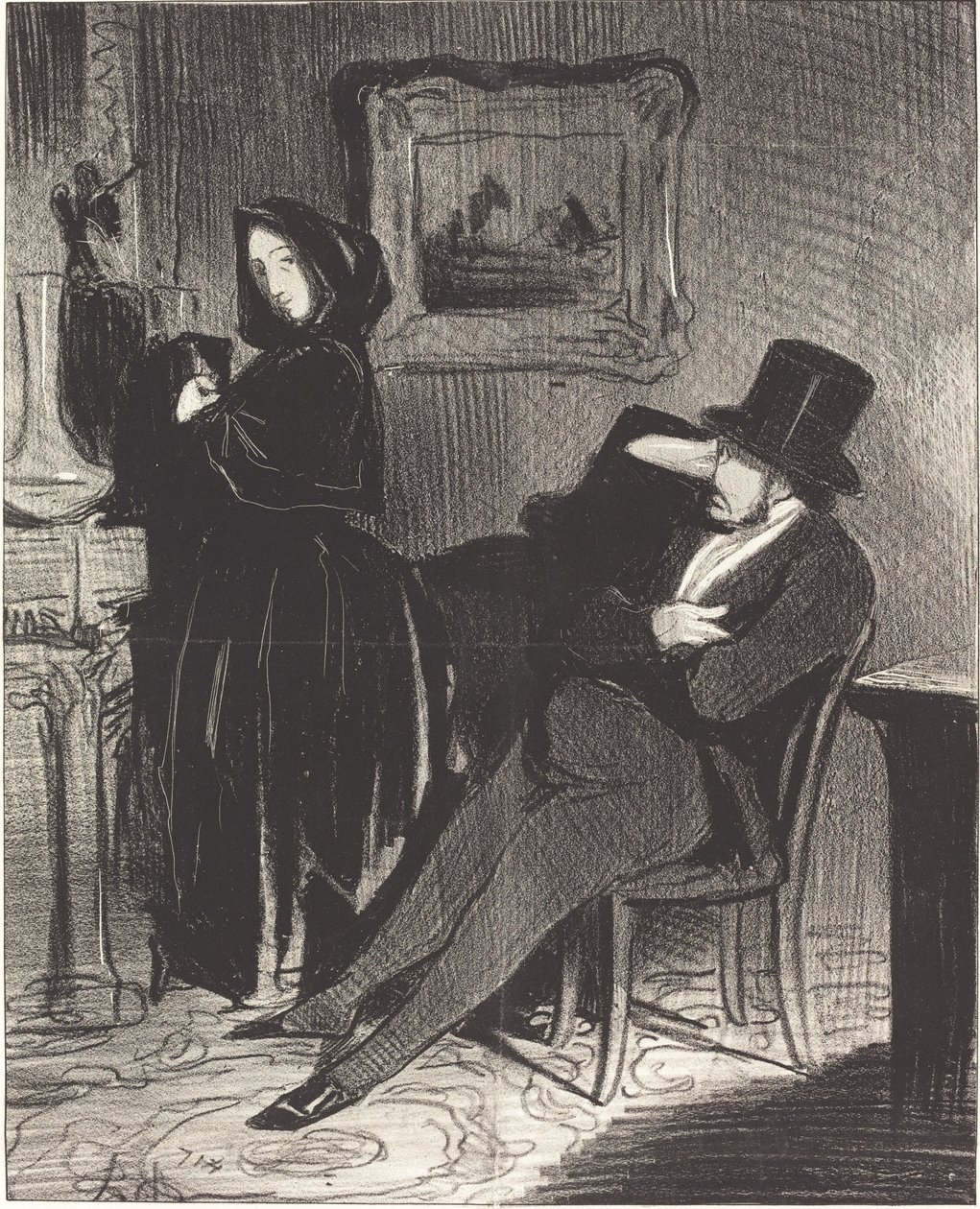 More often than I will lead you... to the ball... by Honoré Daumier