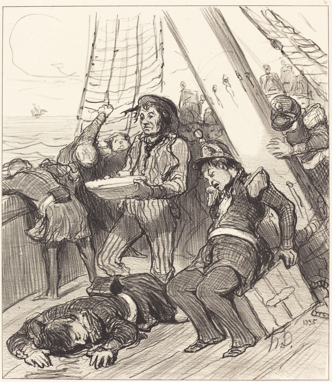 Several National Guards Who Had Not Thought... by Honoré Daumier