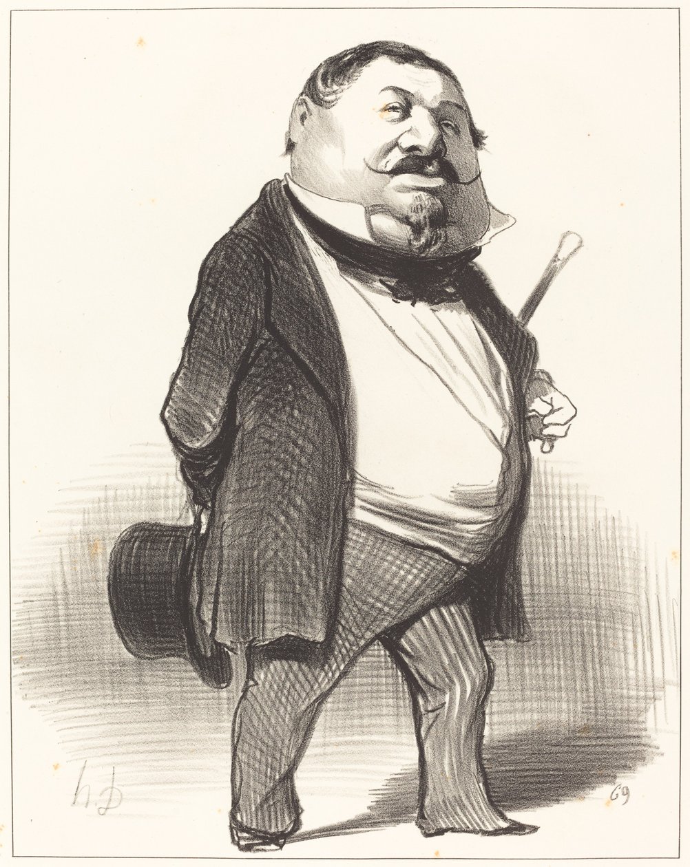 Prince Lucien Murat by Honoré Daumier
