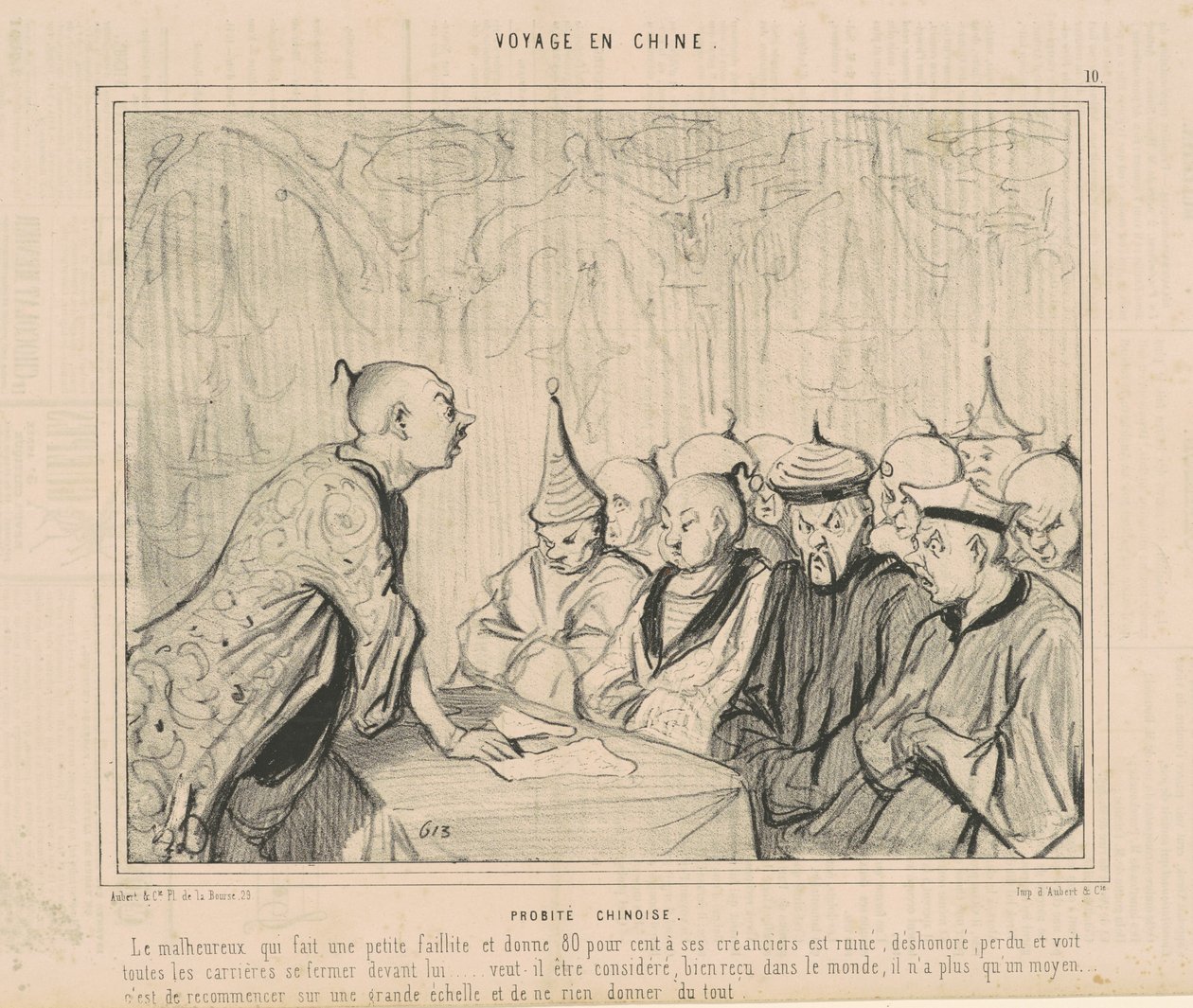 Chinese Integrity by Honoré Daumier: Buy fine art prints