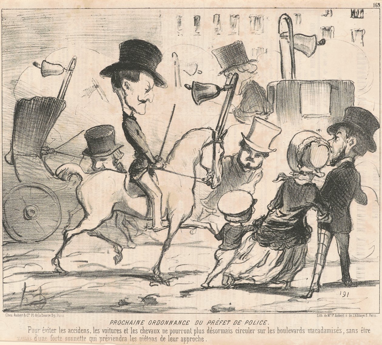 Next Ordinance of the Police Prefect by Honoré Daumier
