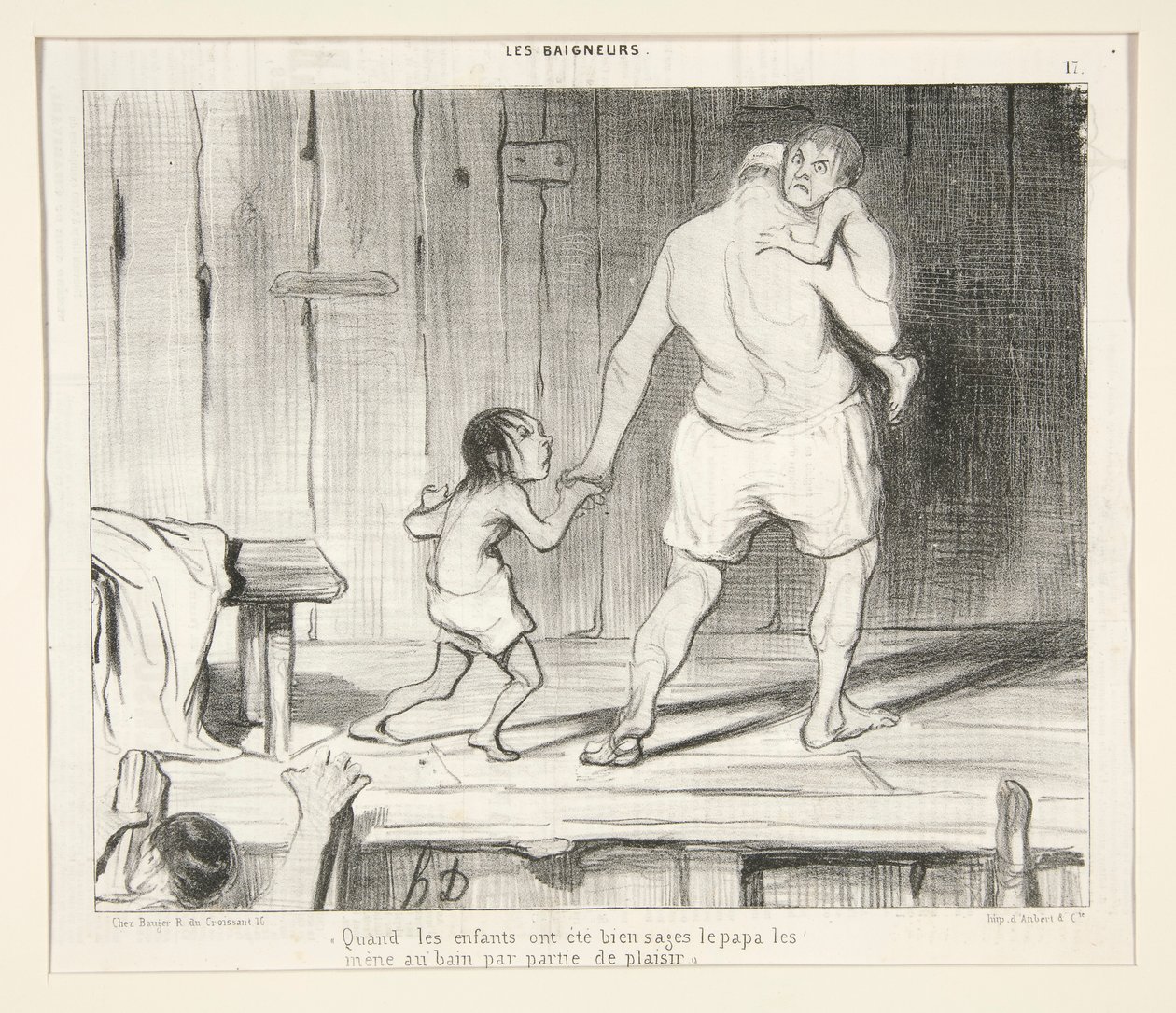 When the Children Have Been Very Good by Honoré Daumier