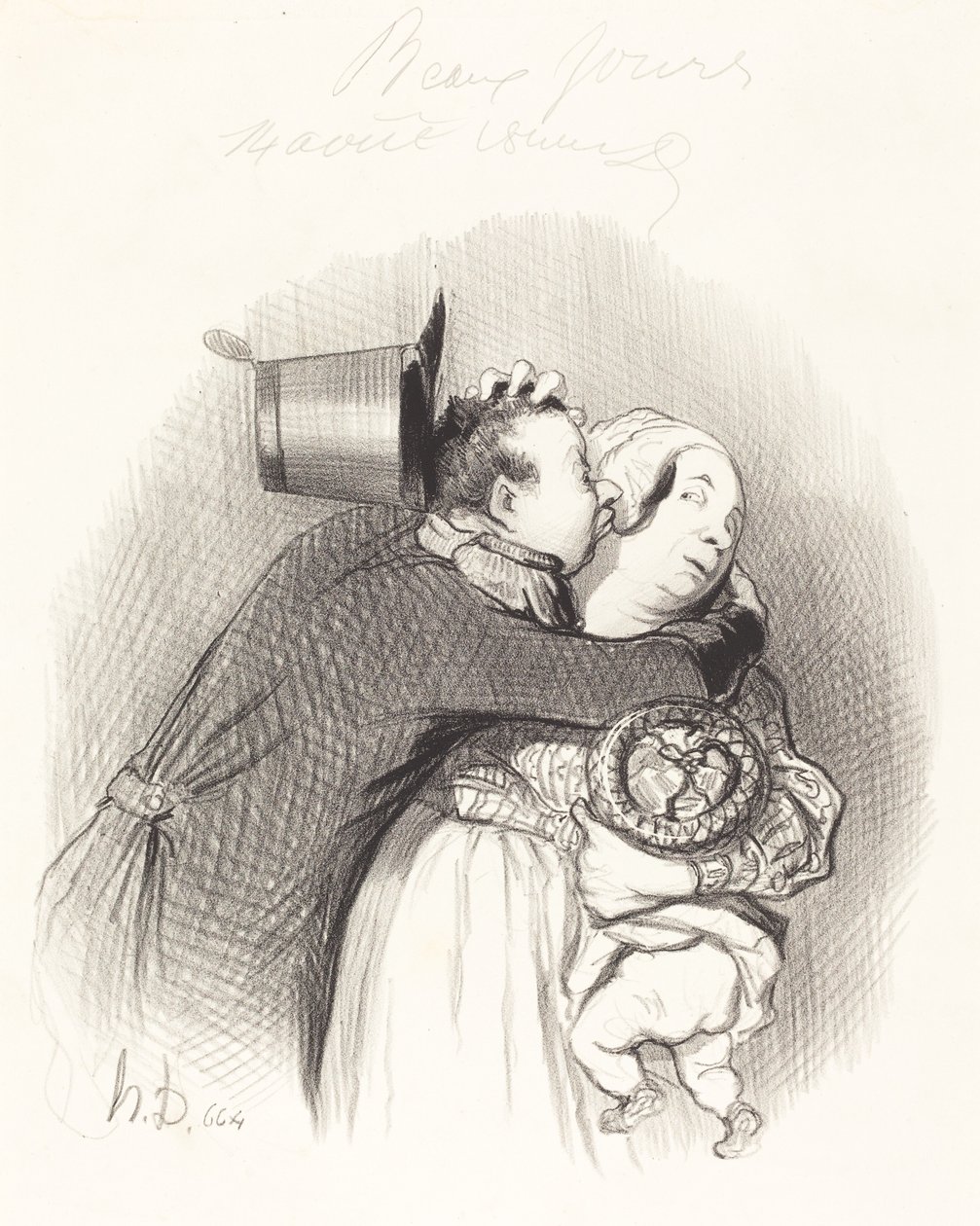 Meeting of the Peasant by Honoré Daumier