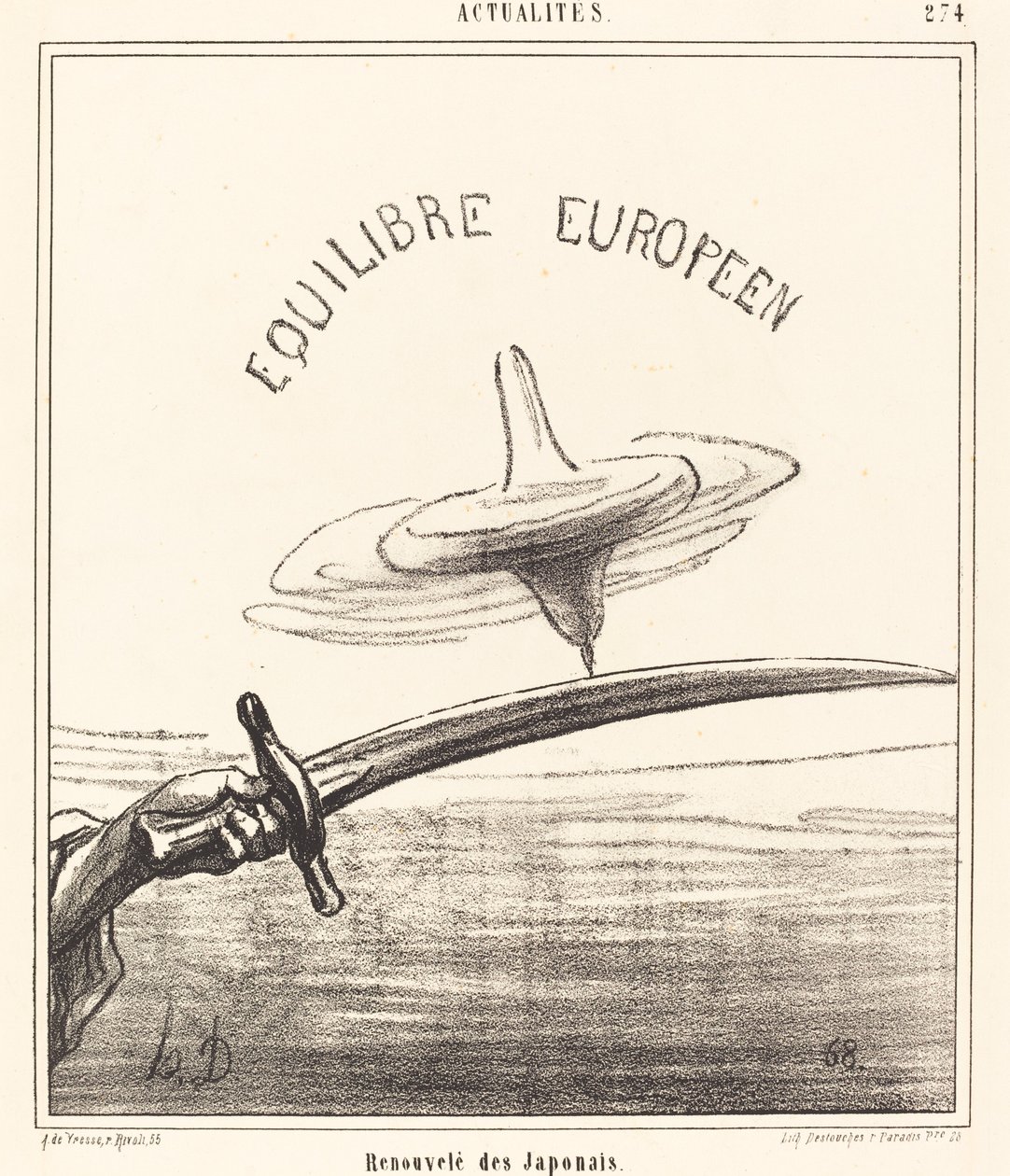 Renewed by the Japanese by Honoré Daumier