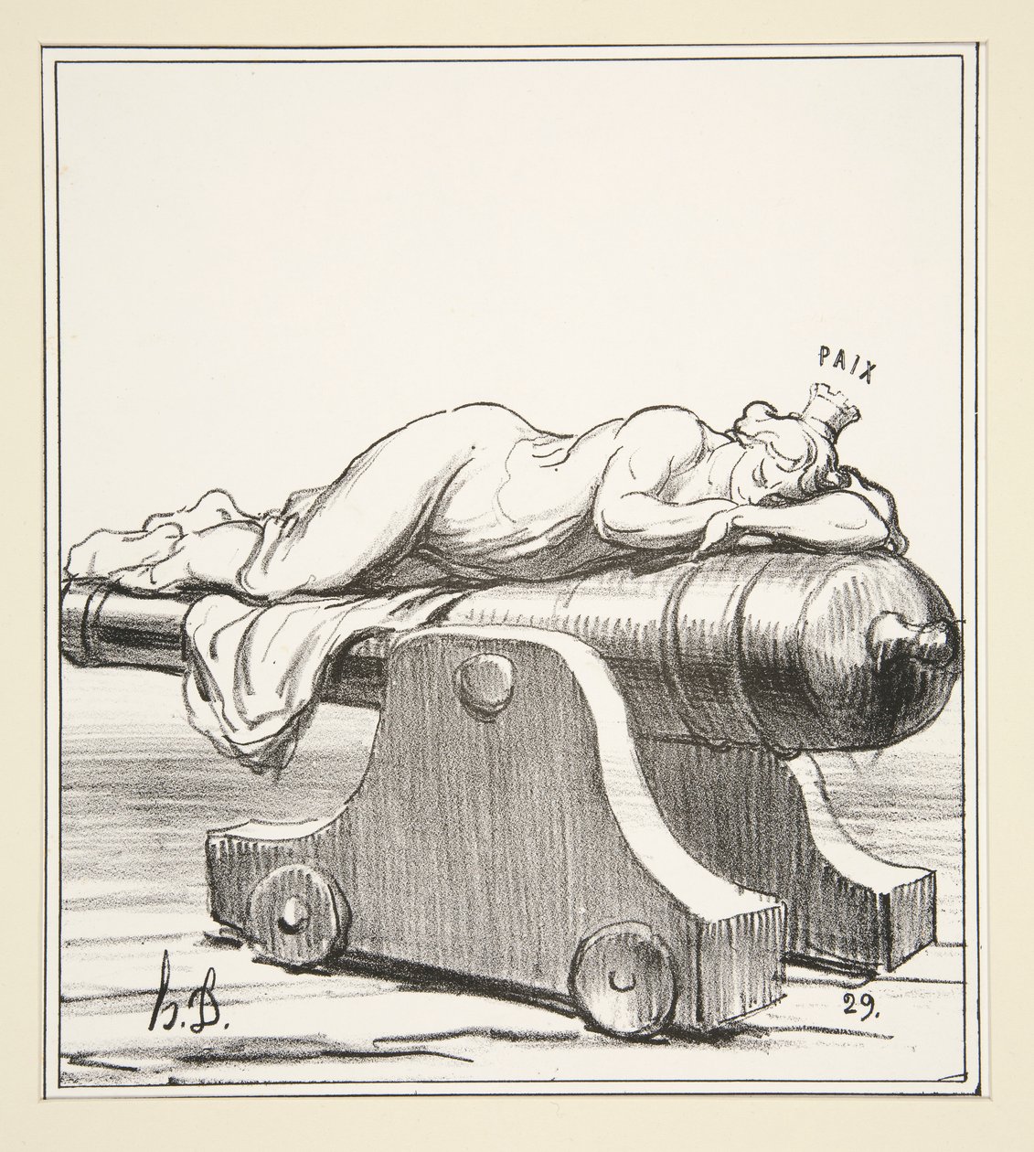 Renouvele de Turenne, from Actualites by Honoré Daumier
