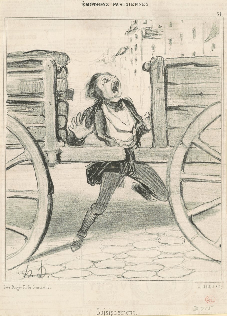 Shock by Honoré Daumier