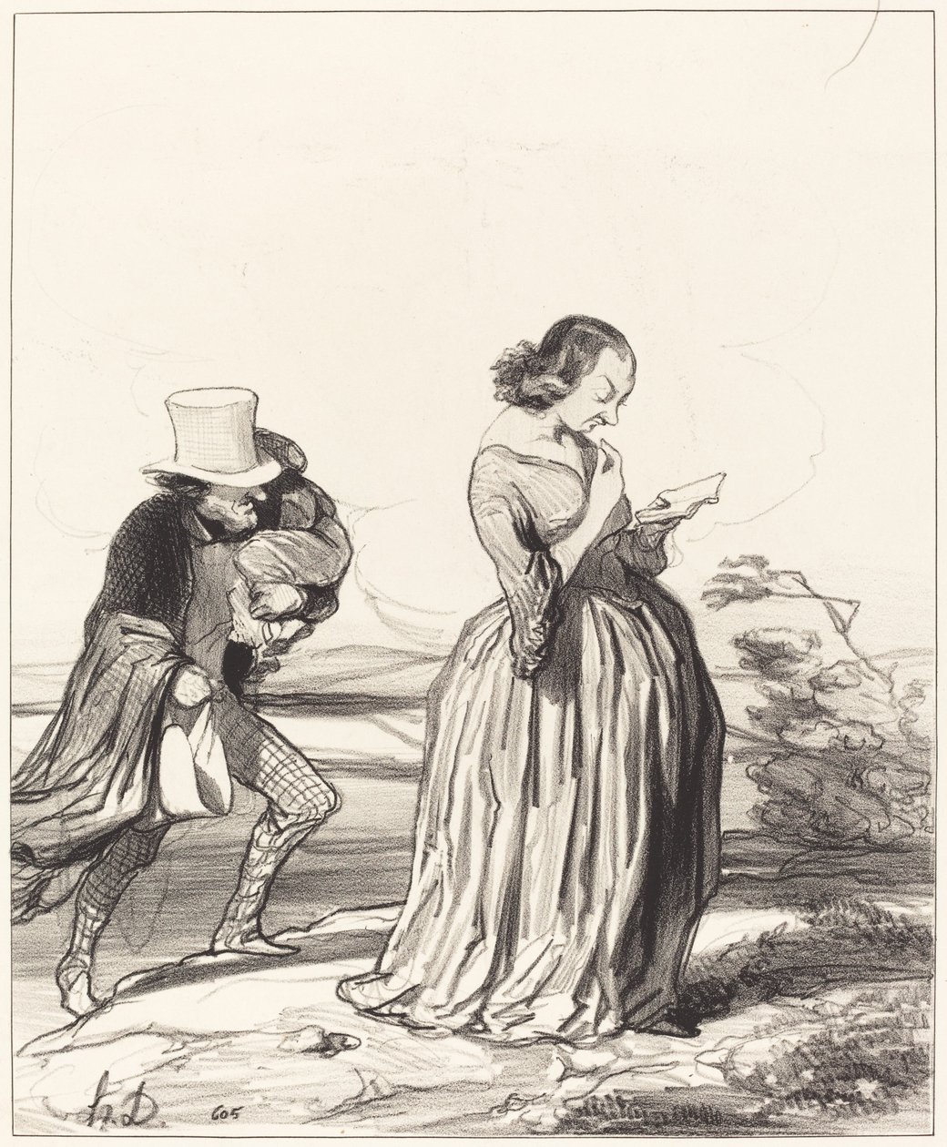 Saperlotte!... how I wish... that my wife had finished... by Honoré Daumier