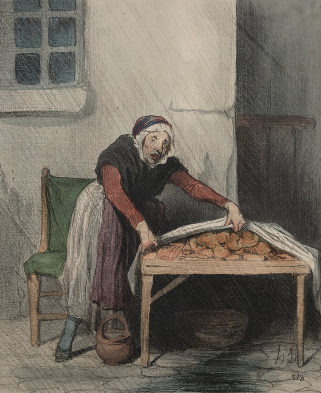 The Chapter of Interpretations, Plate 8: Each Burn Fears Cold Water by Honoré Daumier