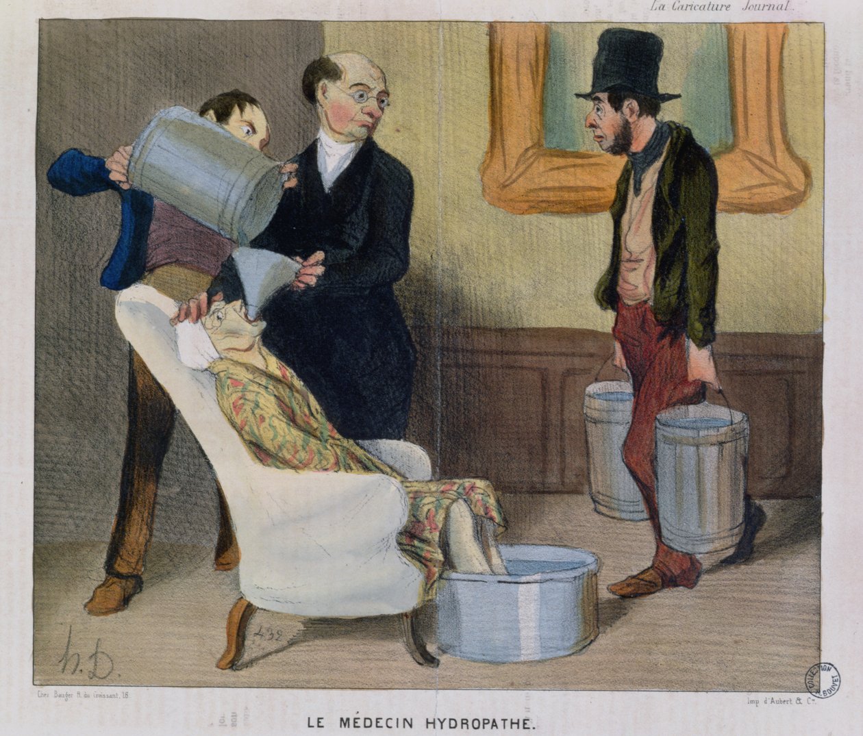 The Hydropathic Doctor, caricature from 