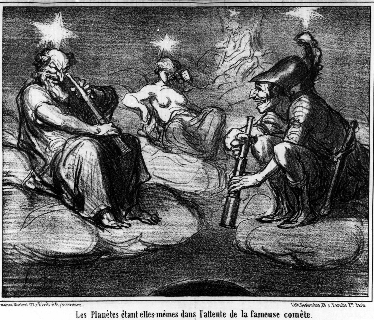 The Planets are themselves waiting for the famous comet, taken from 