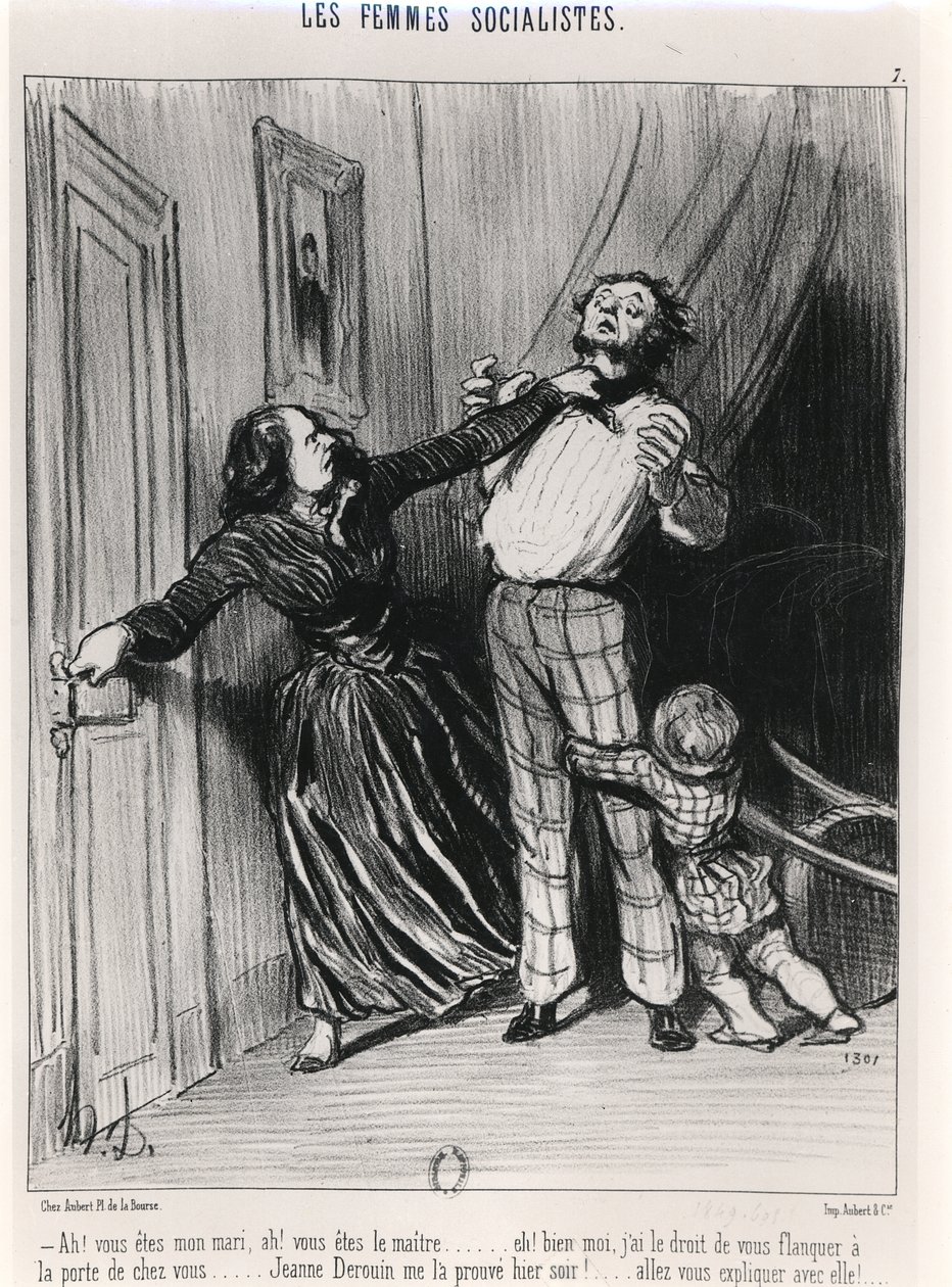 The Socialist Women, 1849 by Honoré Daumier