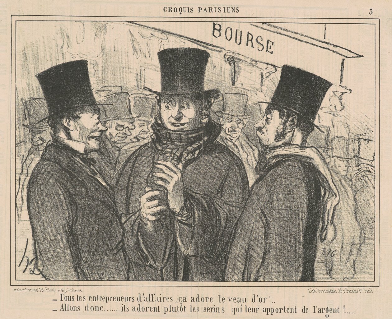 All Business Entrepreneurs, They Adore... by Honoré Daumier