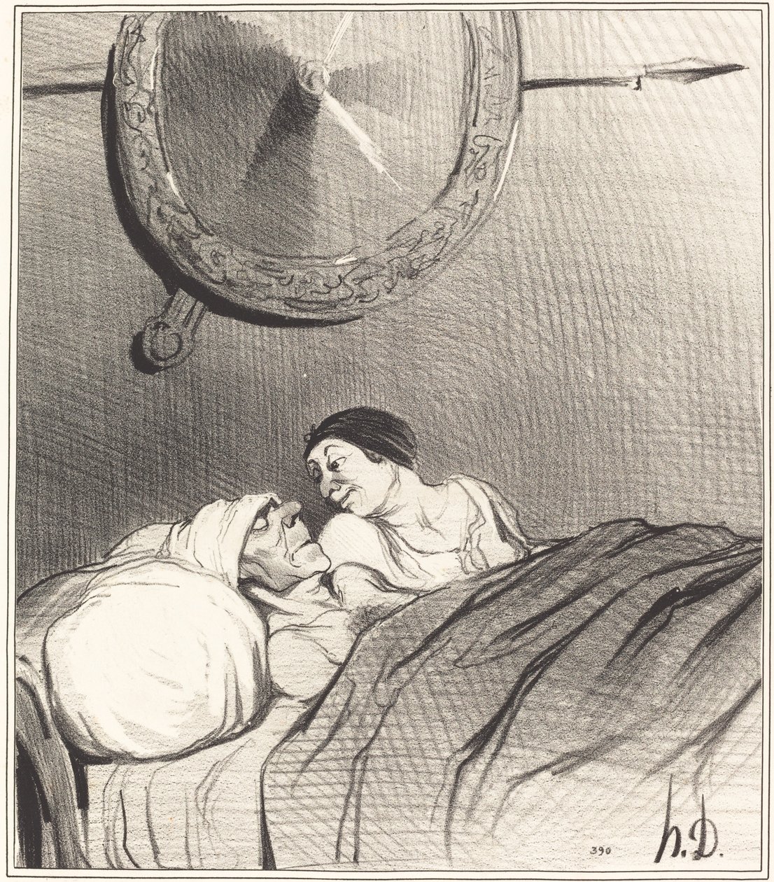 Ulysses and Penelope by Honoré Daumier