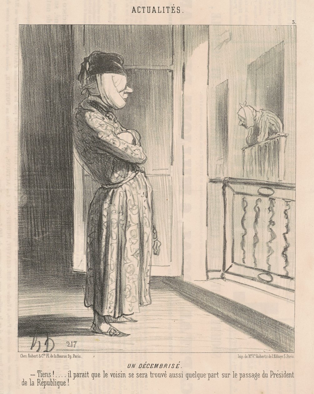 A Decembrist by Honoré Daumier