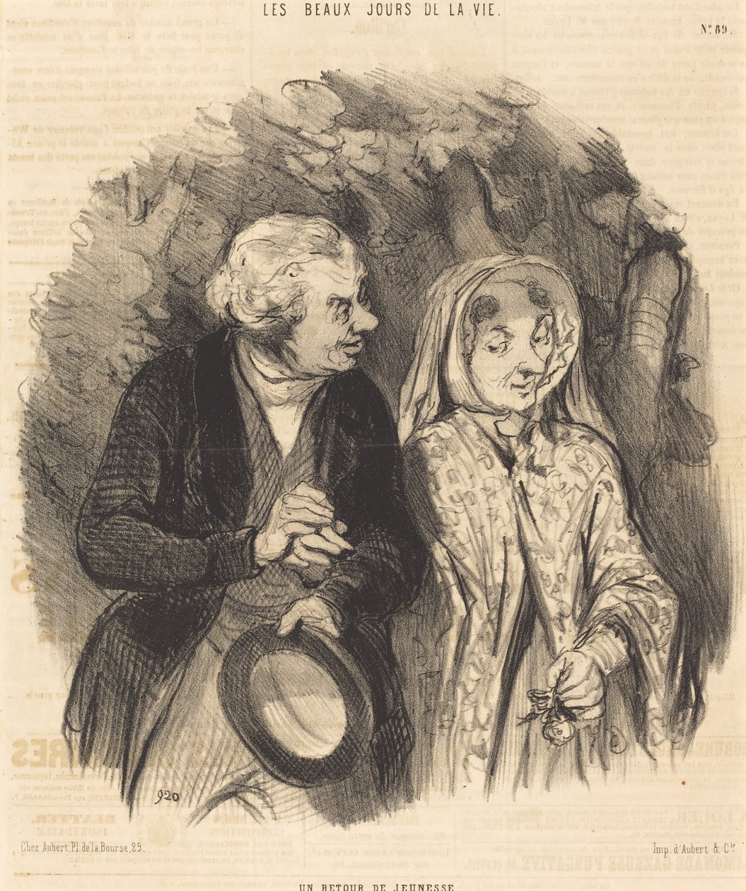 A Return of Youth by Honoré Daumier